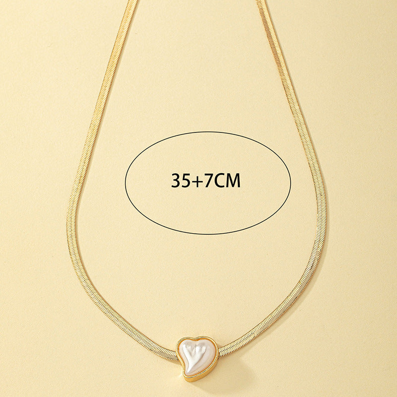 Snake Bone Pearl Necklace