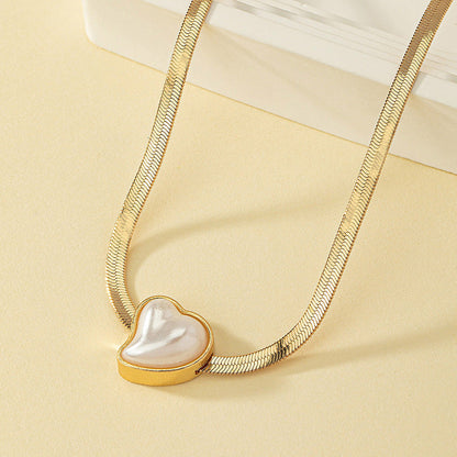 Snake Bone Pearl Necklace