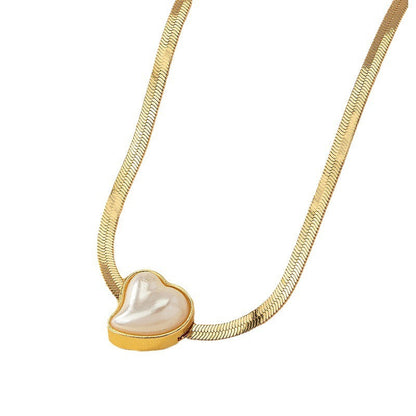 Snake Bone Pearl Necklace
